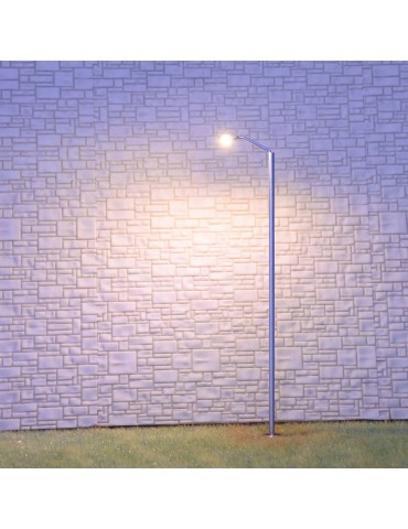 2 x HO scale LED street lights model train railroad station lamp posts #SL001SL
